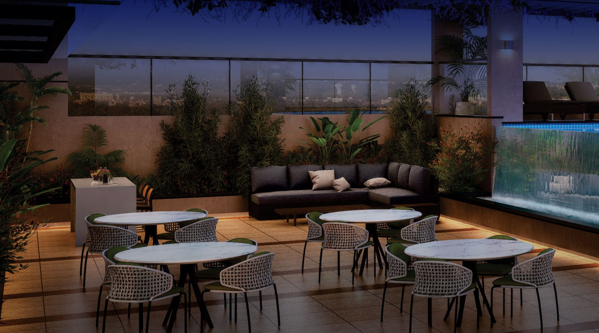 Rooftop Party Area