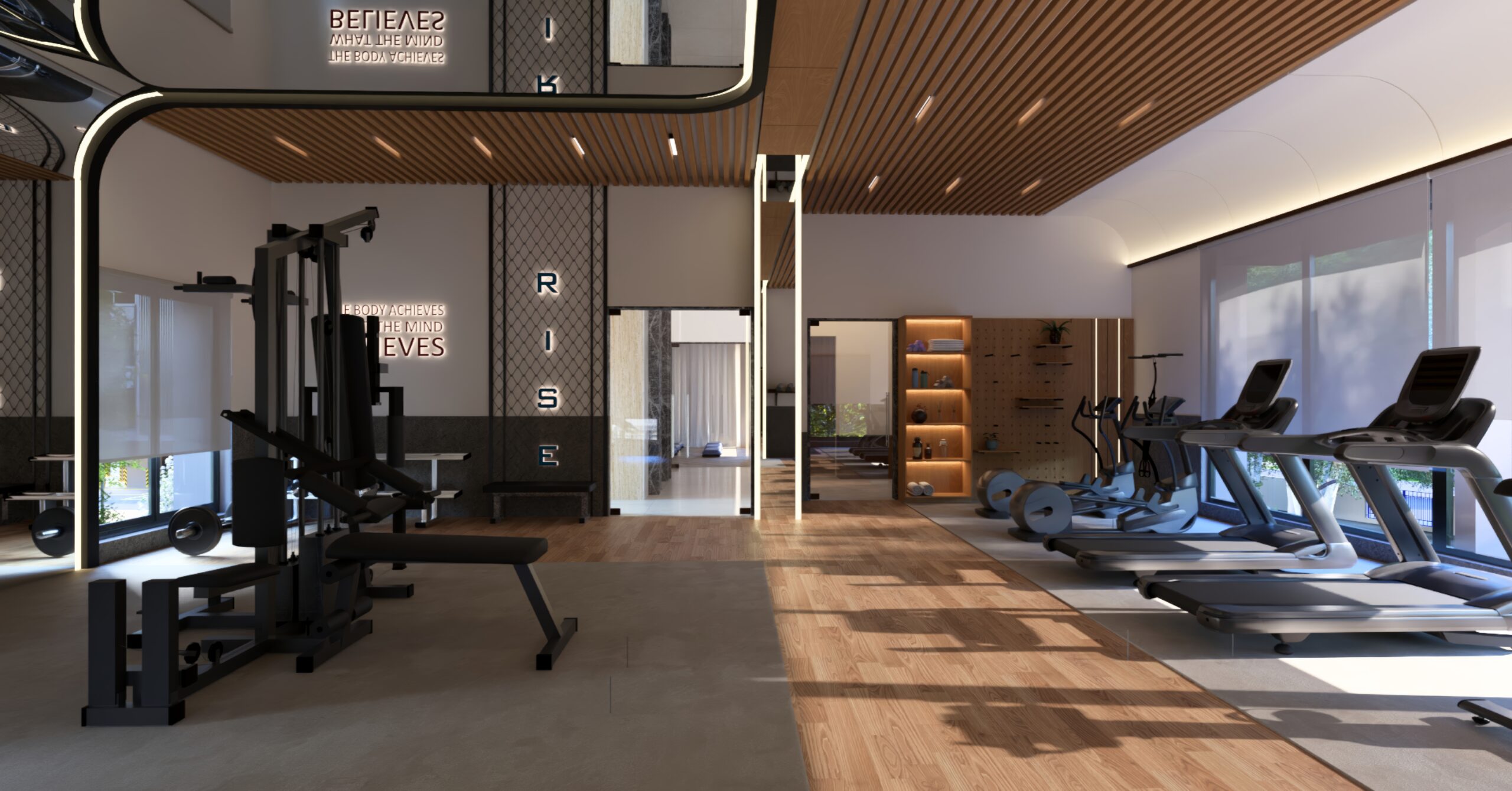 AIRCONDITIONED GYM