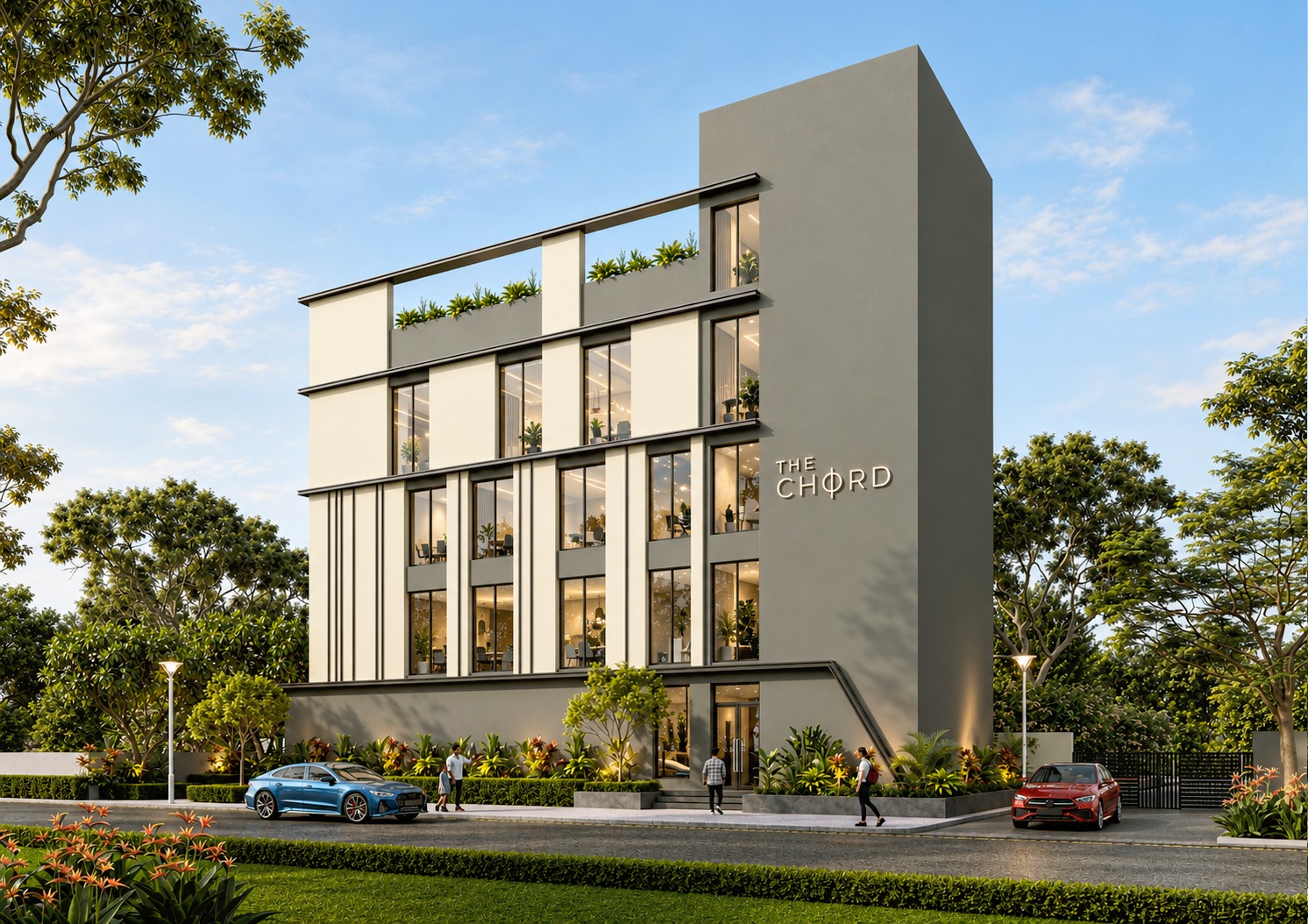 Clubhouse Front Elevation
